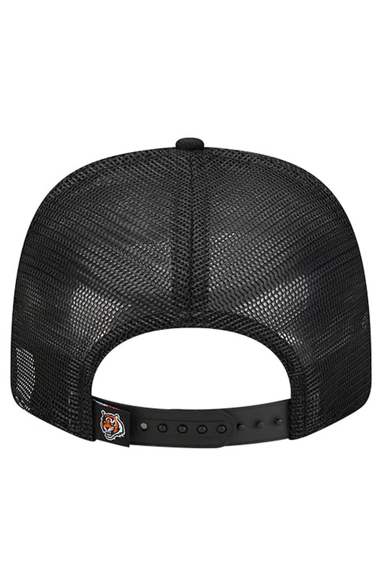 New Era Men's New Era  Black Cincinnati Bengals Team 9SEVENTY Adjustable Hat, Alternate, color, Black