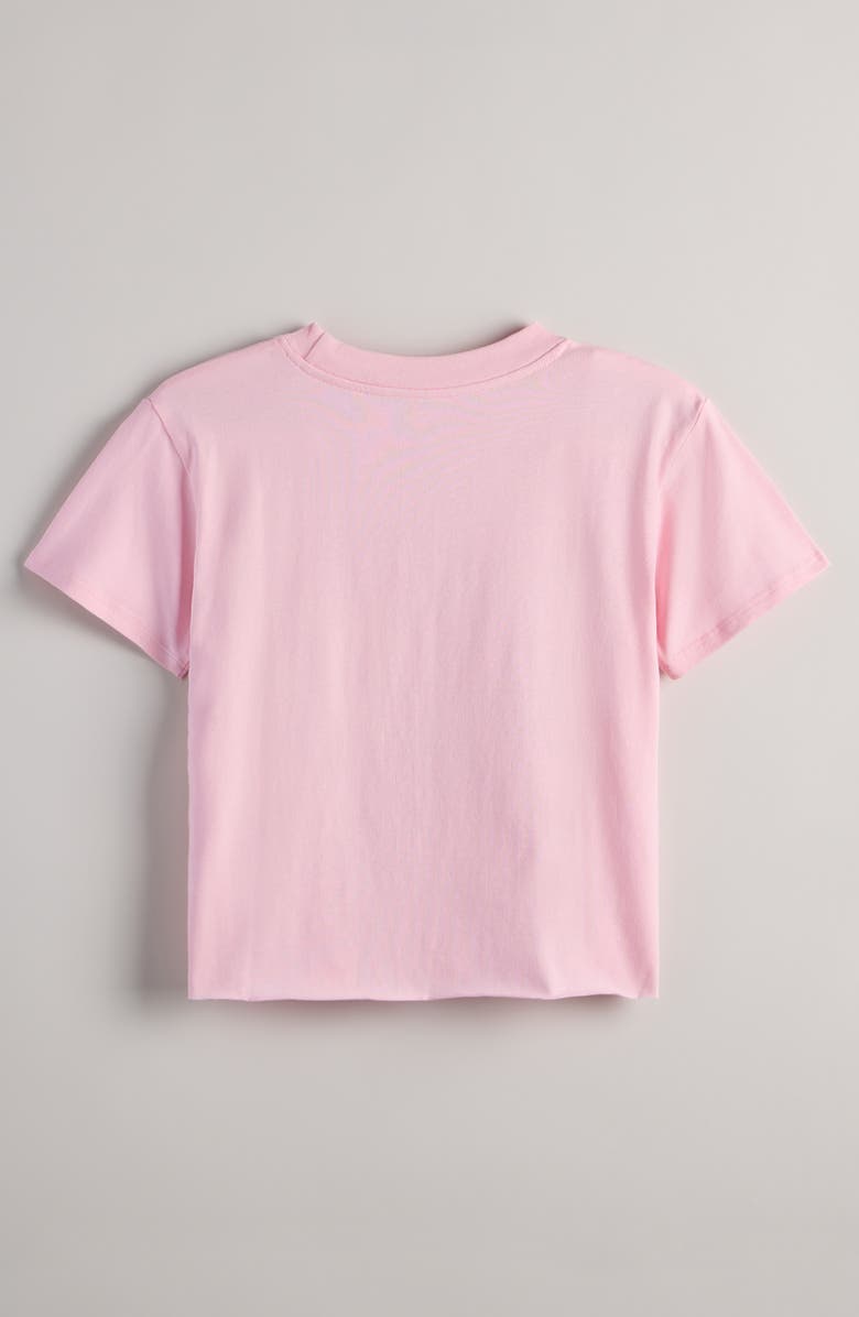 Treasure & Bond Kids' Crop Graphic T-Shirt, Alternate, color, Pink Orchid Tropical Snoopy