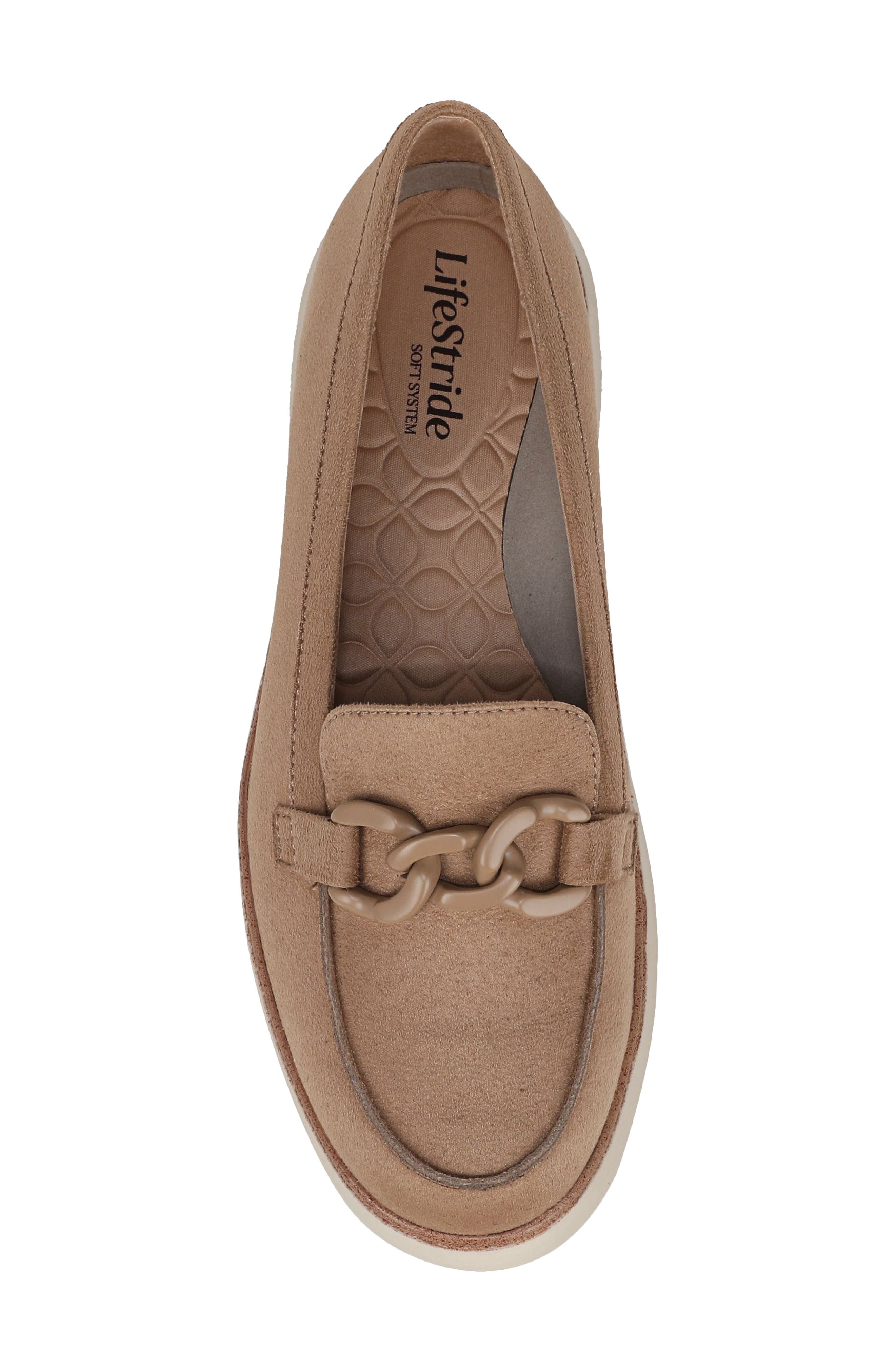 LifeStride Chelsea Bit Platform Loafer, Alternate, color, Bamboo Tan