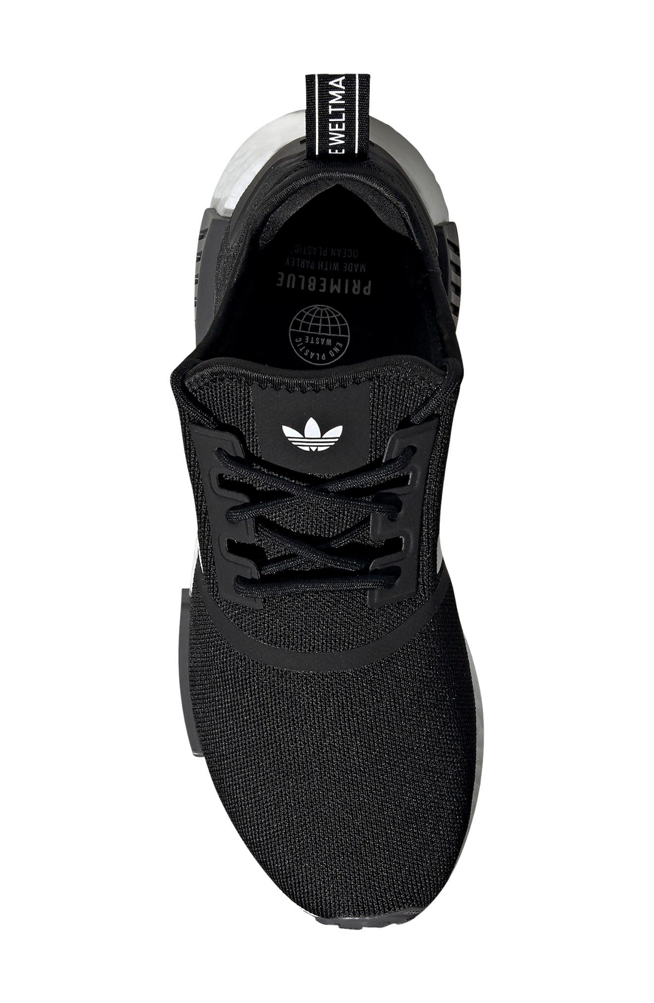 adidas NMD R1 Primeblue Sneaker, Alternate, color, Core Black/ White/ Grey