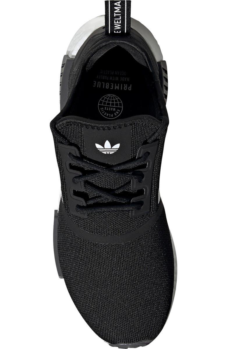 adidas NMD R1 Primeblue Sneaker, Alternate, color, Core Black/ White/ Grey