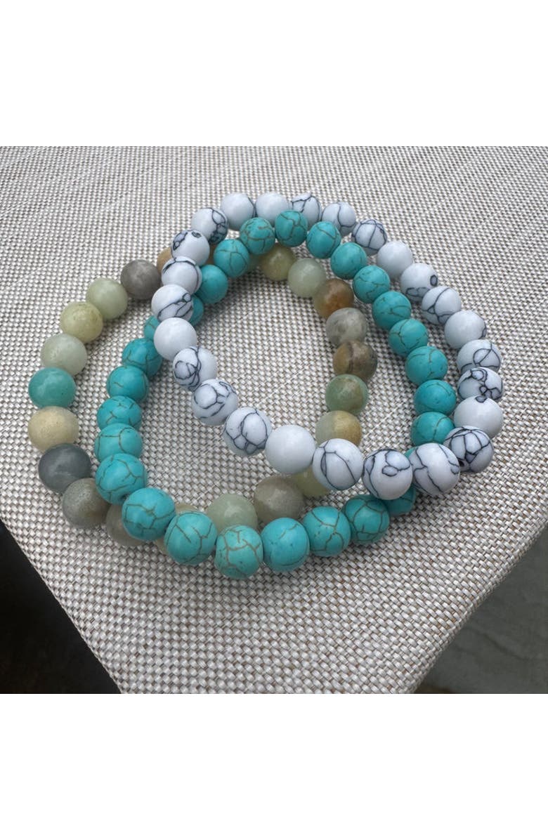 Erin McDermott Jewelry Tranquility Trio Stack, Alternate, color, Blue