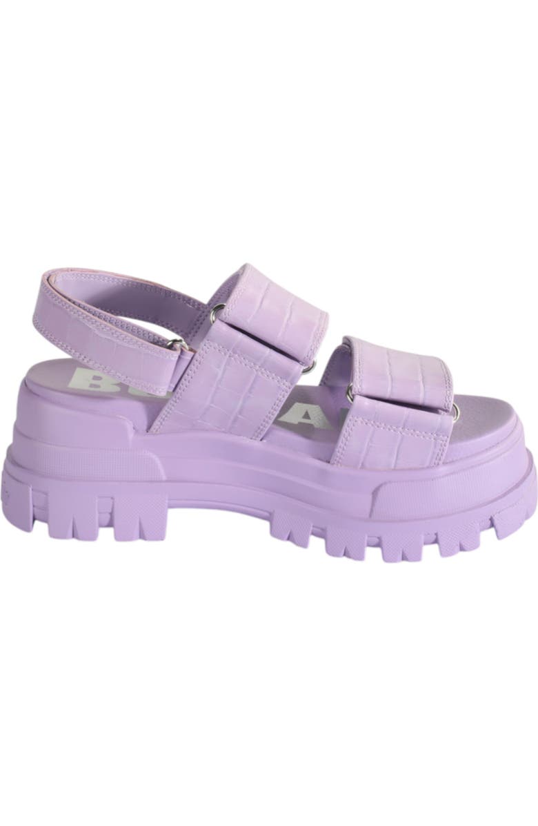 Buffalo Boots Aspha Snd Platform Sandal, Main, color, Croco Lavender