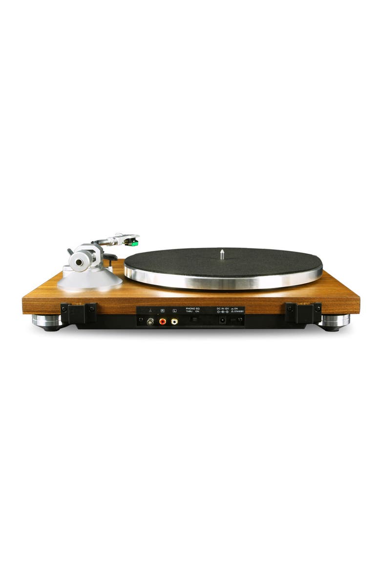 TN-400BT-X Belt-Drive Turntable with Bluetooth, Built-In Phono Amp, Anti-Skate, and Pre-Installed Audio-Technica MM Cartridge, Alternate, color, Walnut