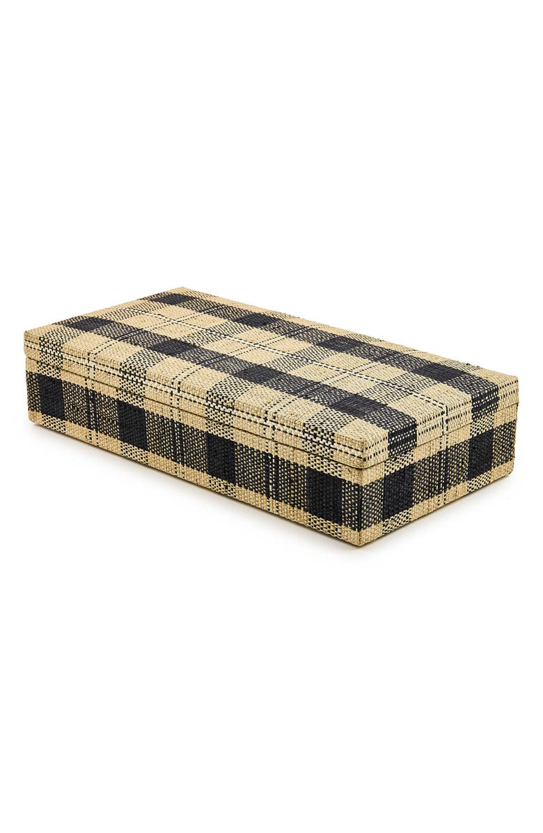 MACKENZIE CHILDS Mad for Plaid Box, Main, color, Beige