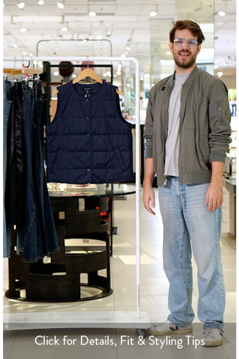 Round Neck Quilted Vest video