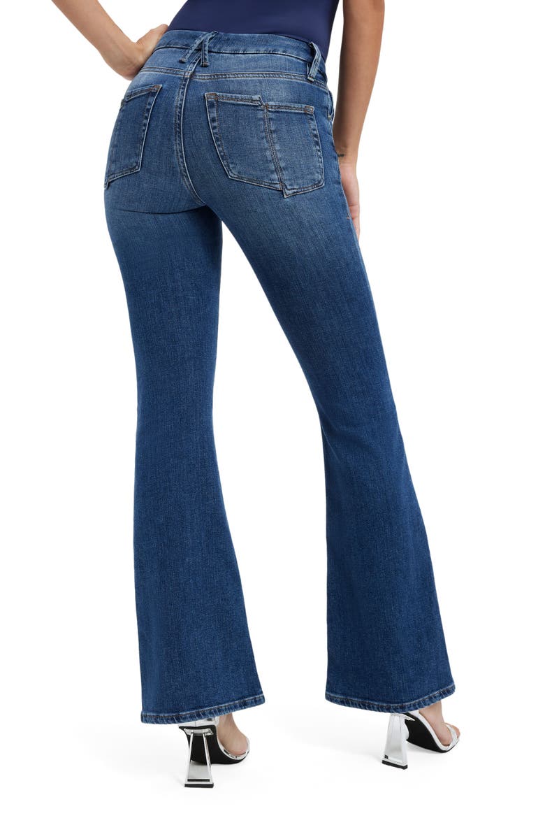 Good Legs Flare Jeans, Alternate, color, INDIGO329