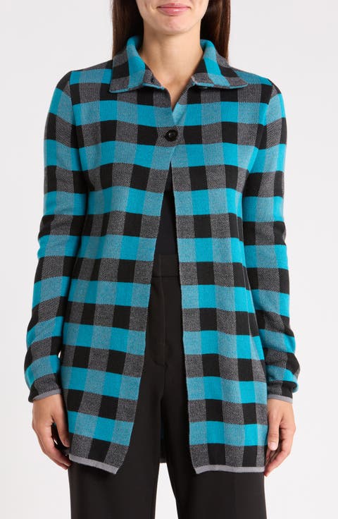Plaid Cardigan