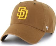 CARHARTT X 47 Men's Carhartt x '47 Brown San Diego Padres Clean Up Adjustable Hat