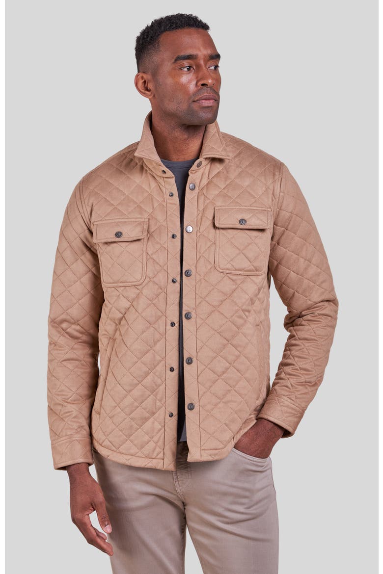 The Pike Quilted Jacket, Main, color, Camel