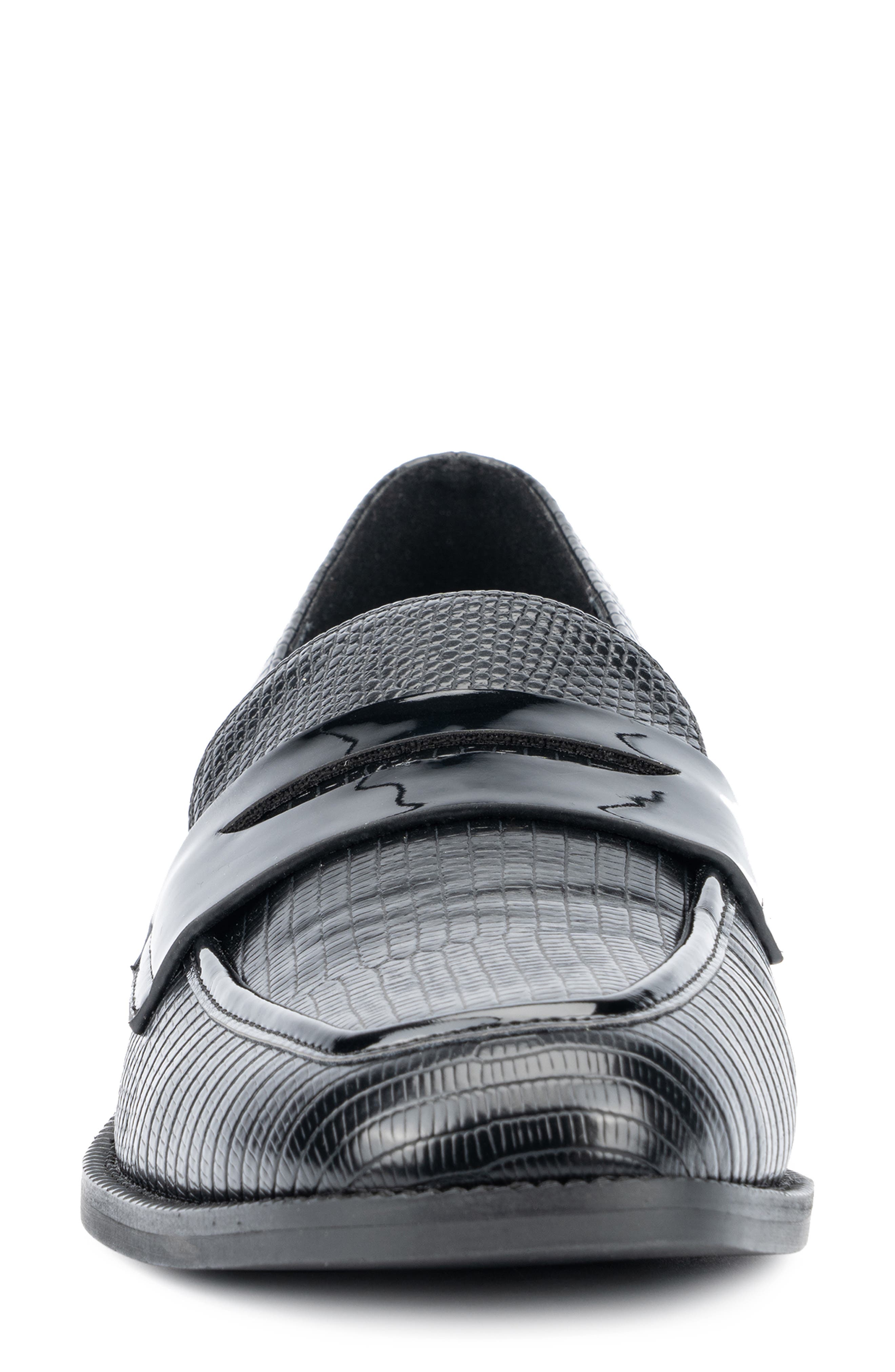 TORGEIS Teagan Penny Loafer, Alternate, color, Black