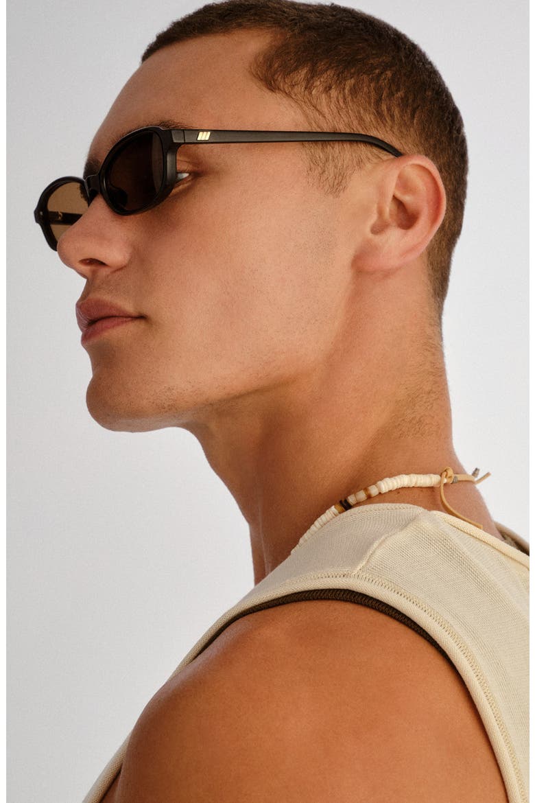 Honey Pot 55mm Oval Sunglasses, Alternate, color, BLACK / BROWN MONO