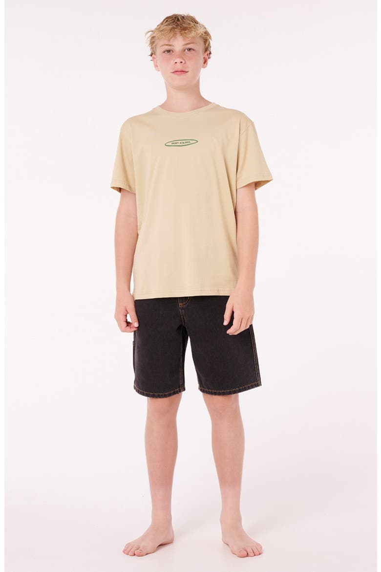 Kids' Hyped Up Denim Carpenter Shorts, Alternate, color, WASHED BLACK