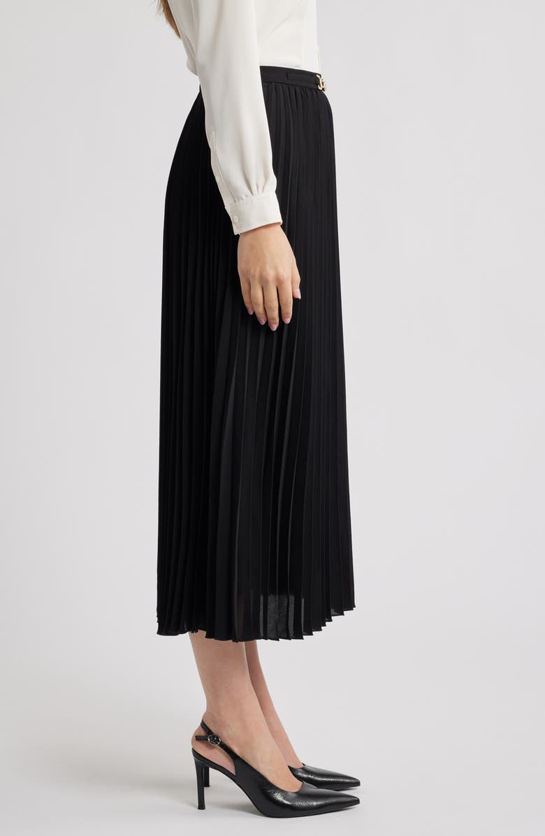 Anne Klein Belted Pleated Maxi Skirt, Alternate, color,