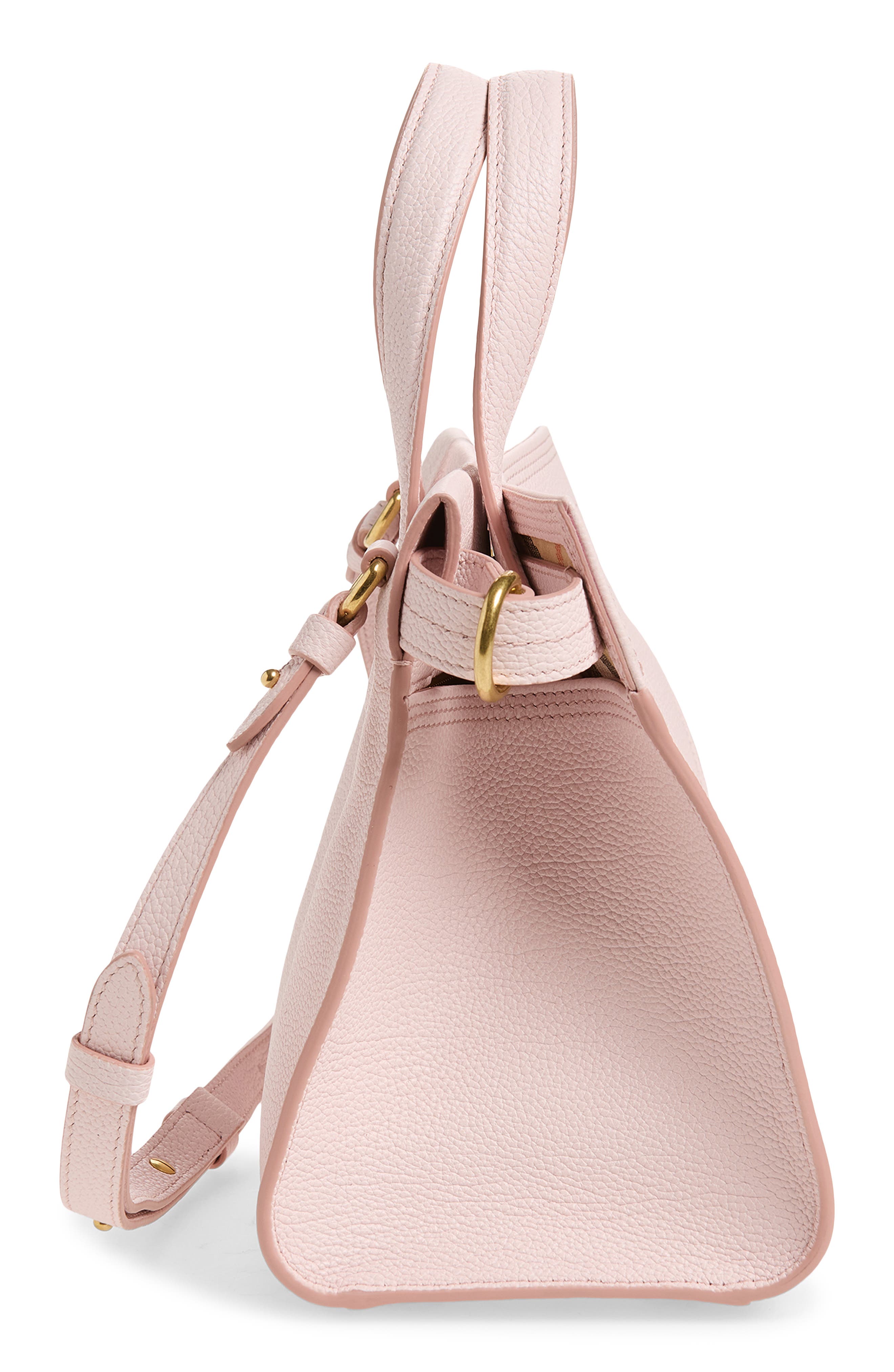 Burberry Cotswolds Leather Tote, Alternate, color, Cameo Pink