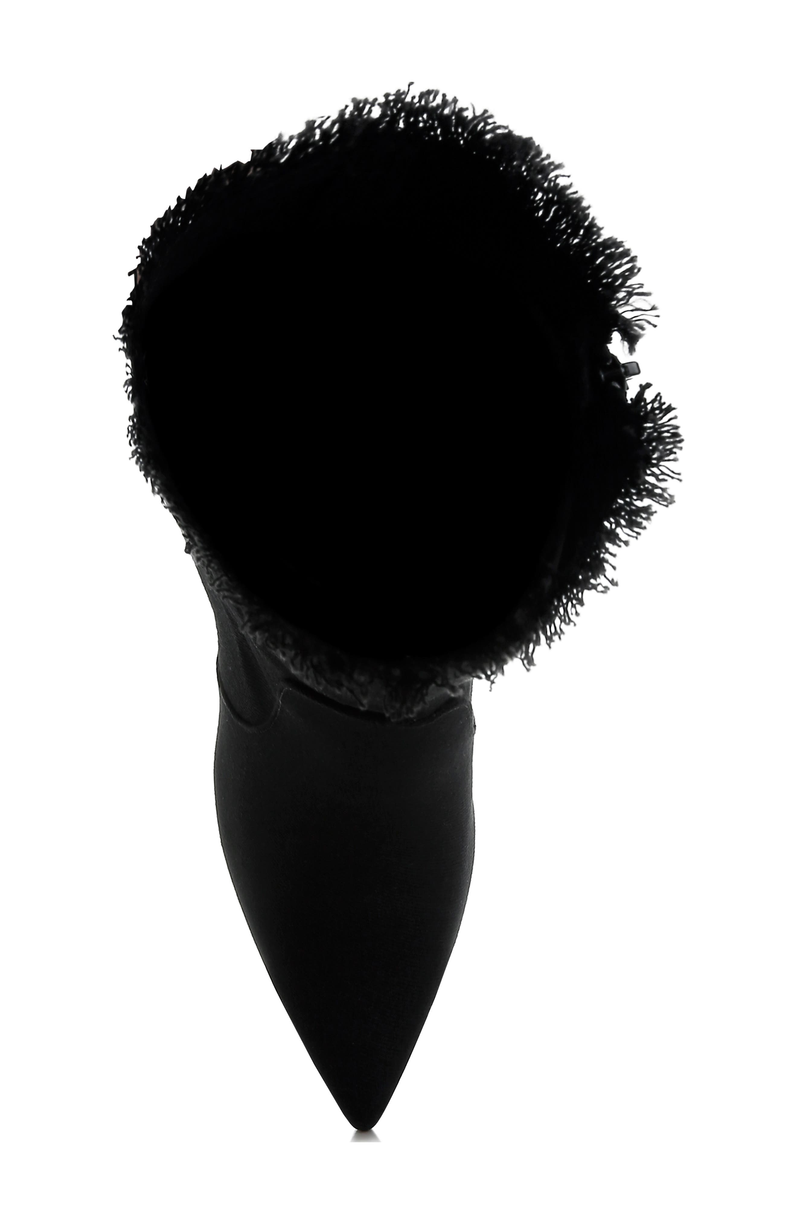 LONDON RAG Himkok Fringed Pointed Toe Boot, Alternate, color, 