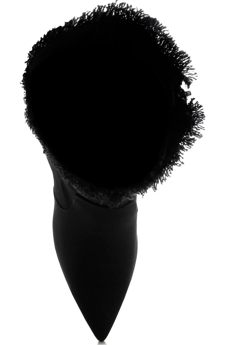 LONDON RAG Himkok Fringed Pointed Toe Boot, Alternate, color,