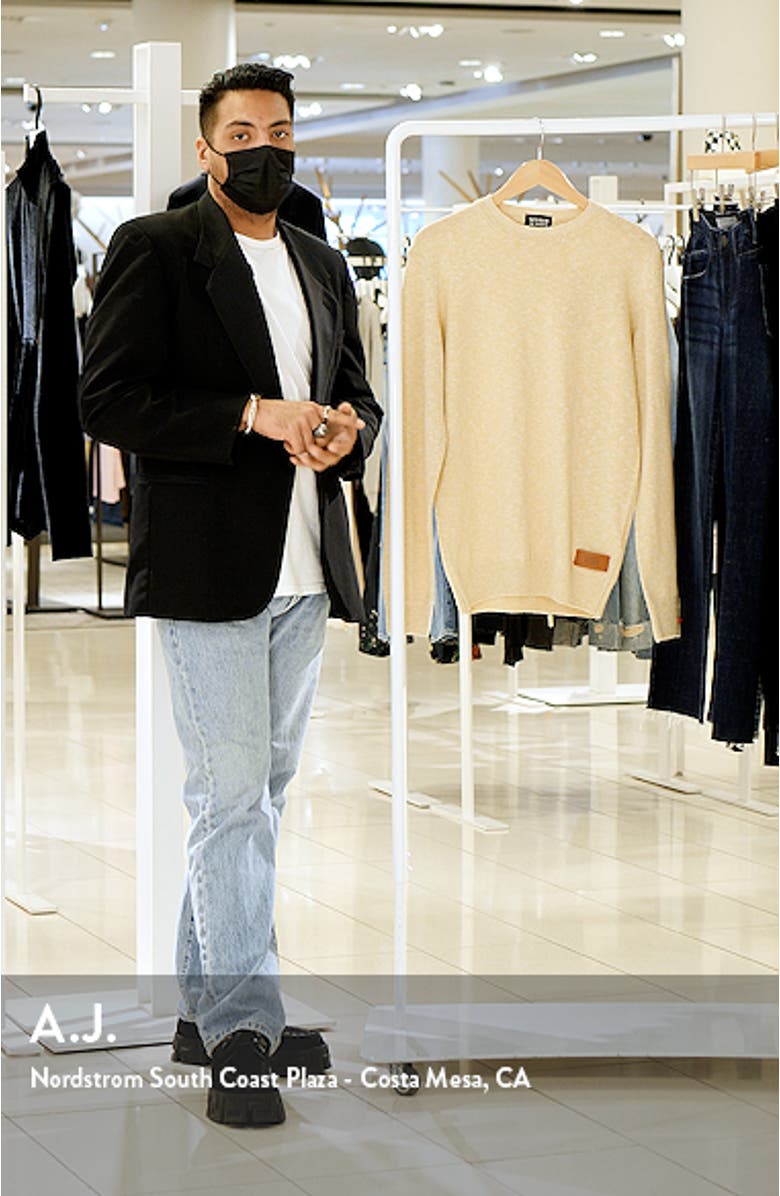 Mélange Recycled Cotton Blend Sweater, sales video thumbnail