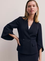 The Fold Ansdell Clever Crepe Blazer