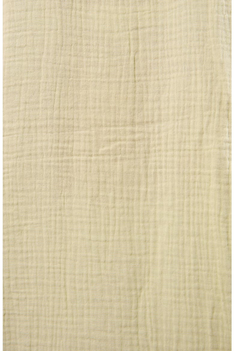 Resort Crinkle Cotton Button-Up Shirt, Alternate, color, SEAFOAM
