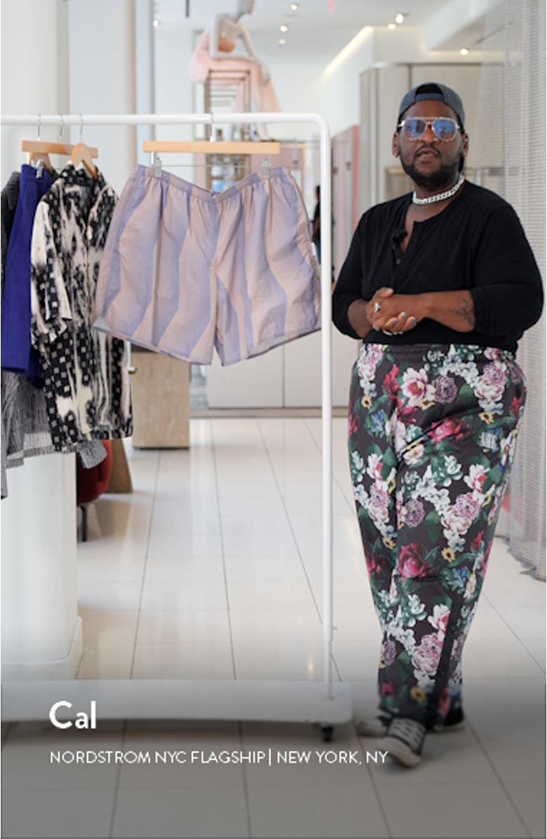 Ombré Stripe Swim Trunks, sales video thumbnail