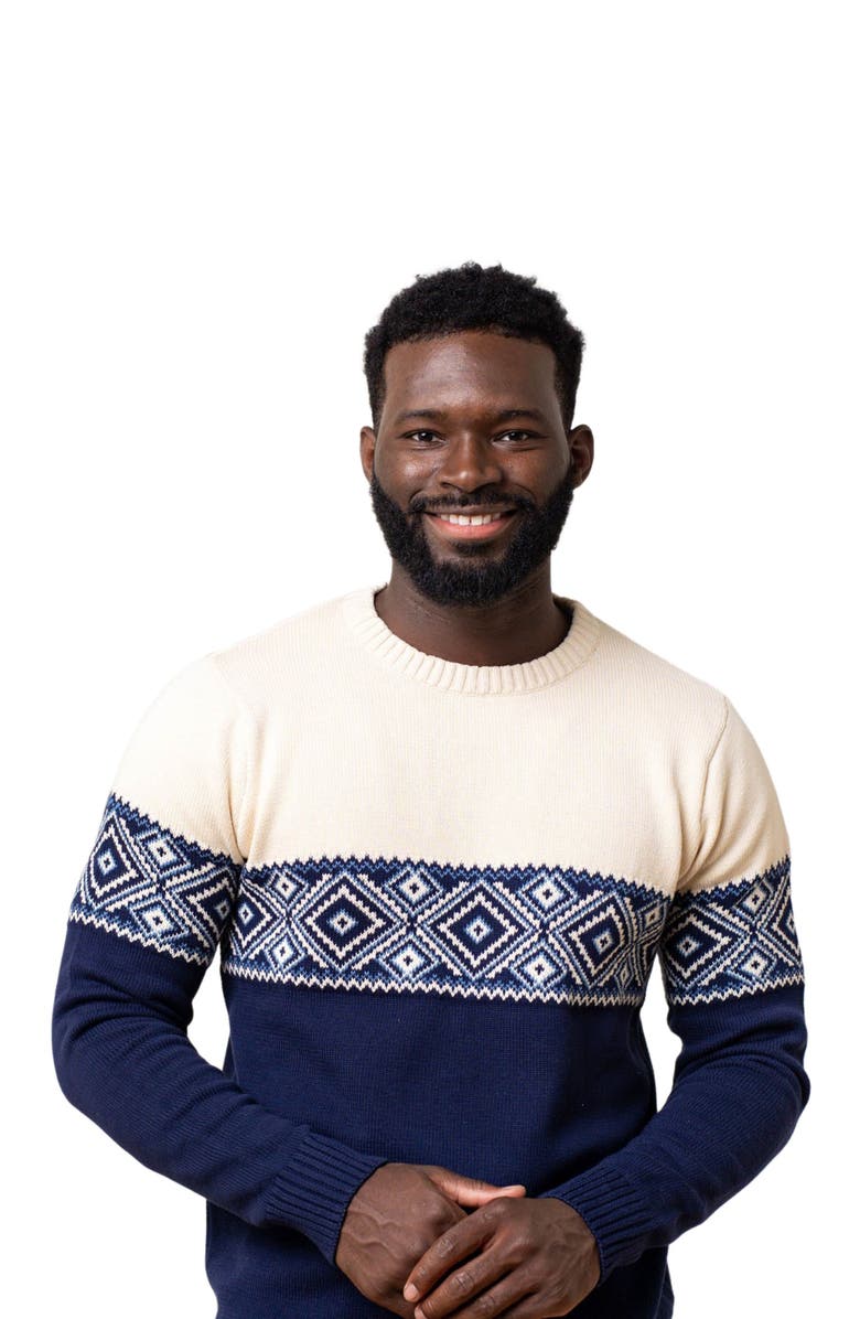 Hope & Henry Men's Organic Fair Isle Sweater, Alternate, color,