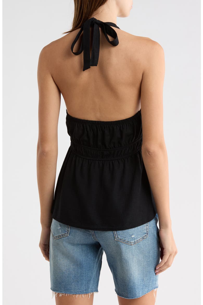 Studded Halter Tank, Alternate, color, BLACK COMBO