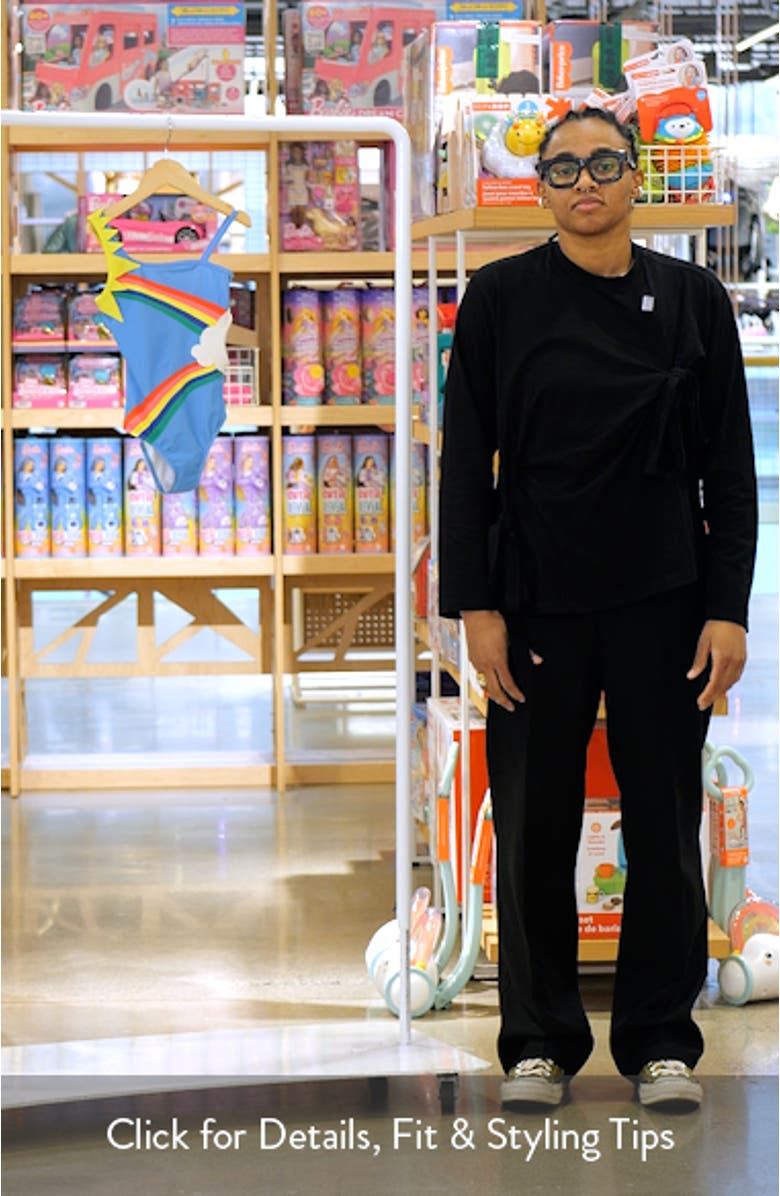 Kids' Appliqué Cutout One-Piece Swimsuit, sales video thumbnail