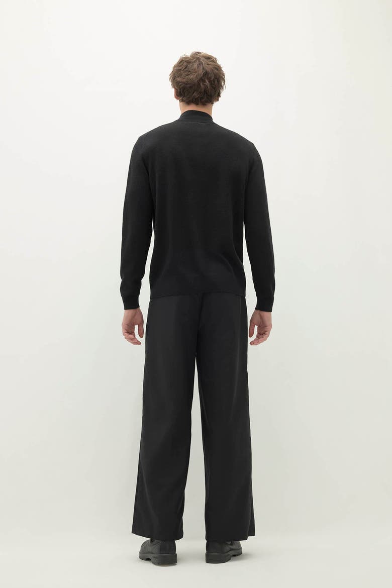 Phillip Cashmere Quarter-Zip, Alternate, color, Black