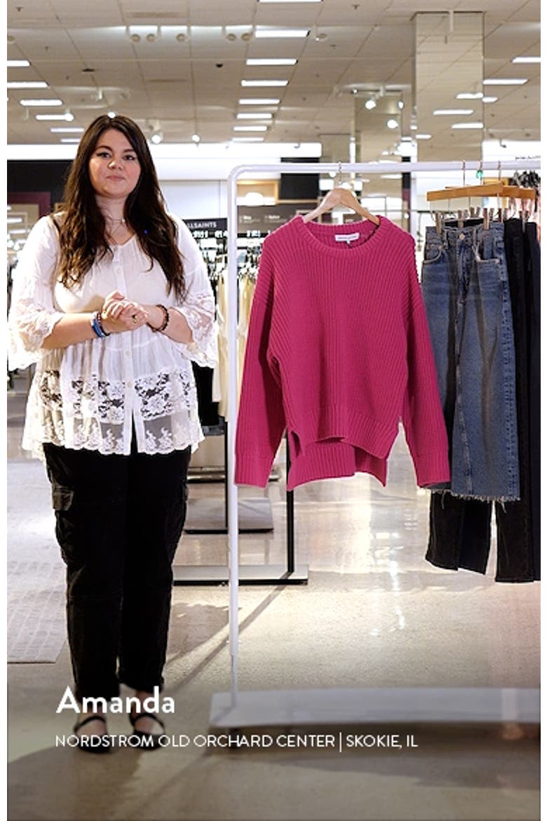 Oversize Cotton Button-Up Shirt video
