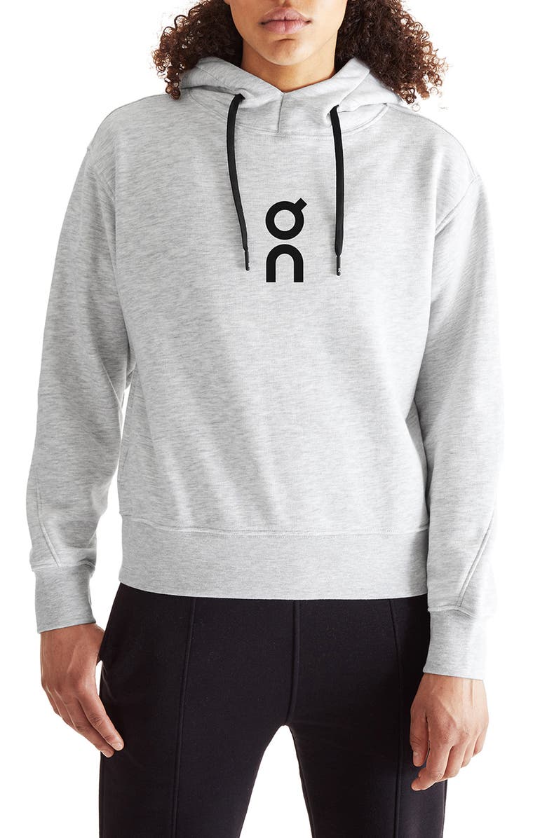 On Club Oversize Organic Cotton Blend Hoodie, Main, color, Crater