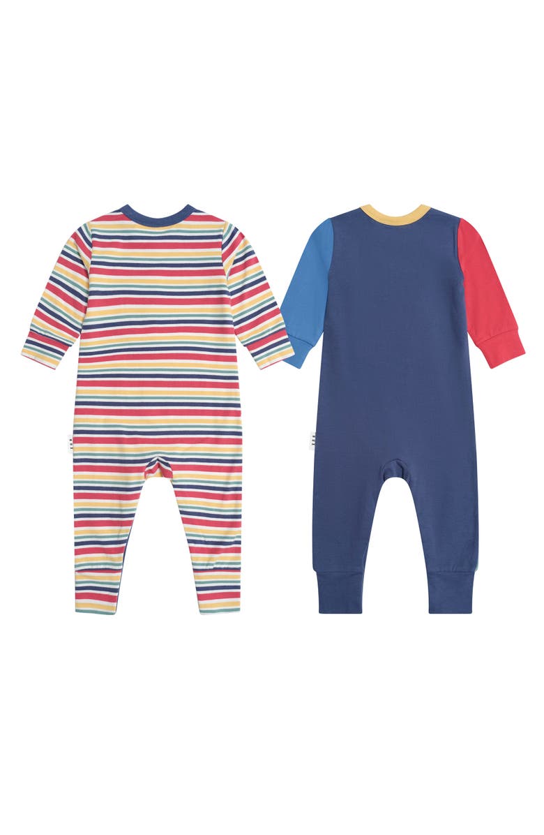 Huxbaby Hux Romper 2 Pack Set, Alternate, color, Multi