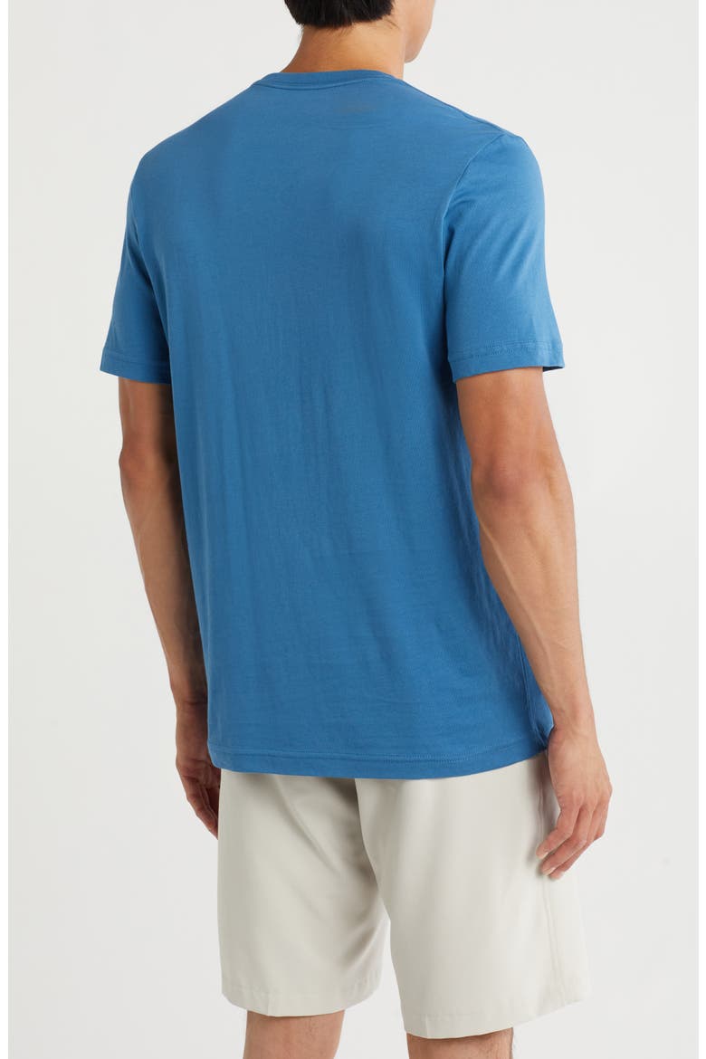 Solid Crewneck T-Shirt, Alternate, color, MID BLUE