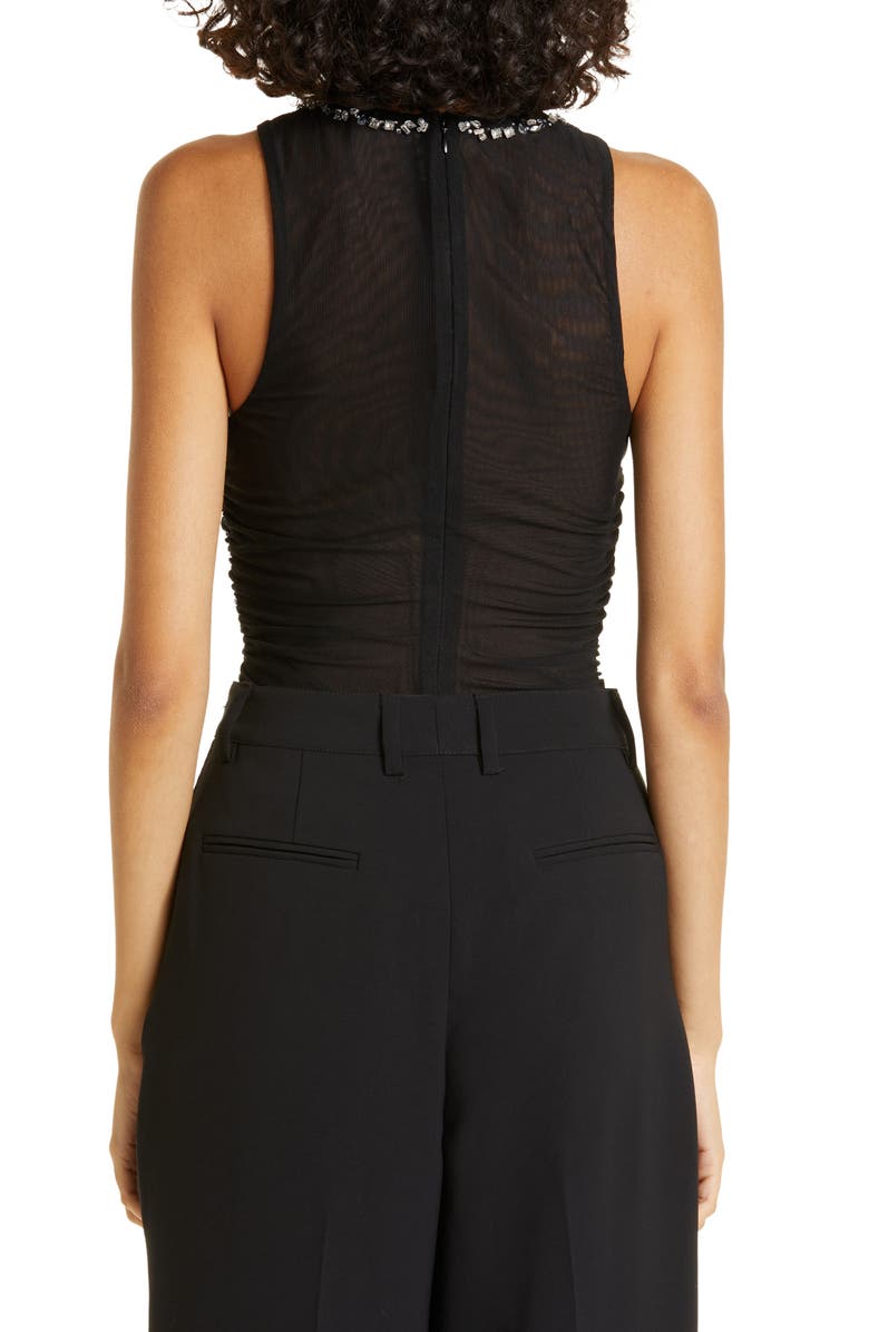 Cinq à Sept Embellished Mesh Tank, Alternate, color,