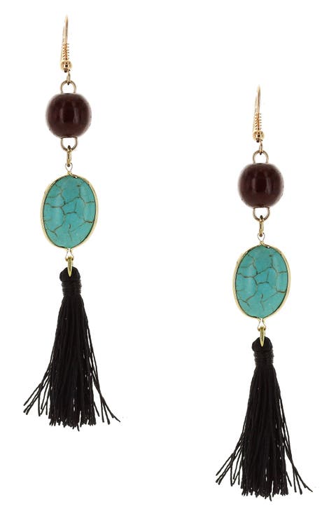 Lydia Tassel Drop Earrings