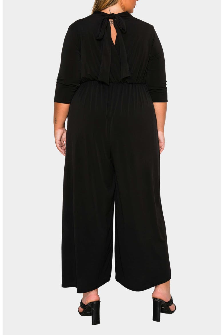 Summer Wide Leg Jumpsuit, Alternate, color, BLACK