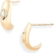Dana Rebecca Designs Alexa Jordyn Marquise Diamond Hoop Earrings