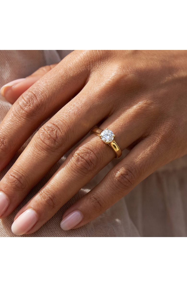 Bliss Diamond 1Ct Diamond Solitaire Engagement Ring in 14k Gold Lab Grown, Alternate, color, 14K Yellow Gold