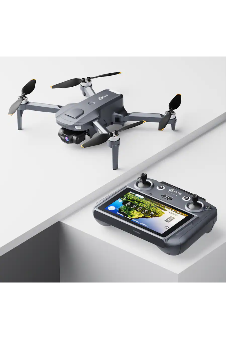 Foldable GPS Drone with UHD Camera, Alternate, color, Black