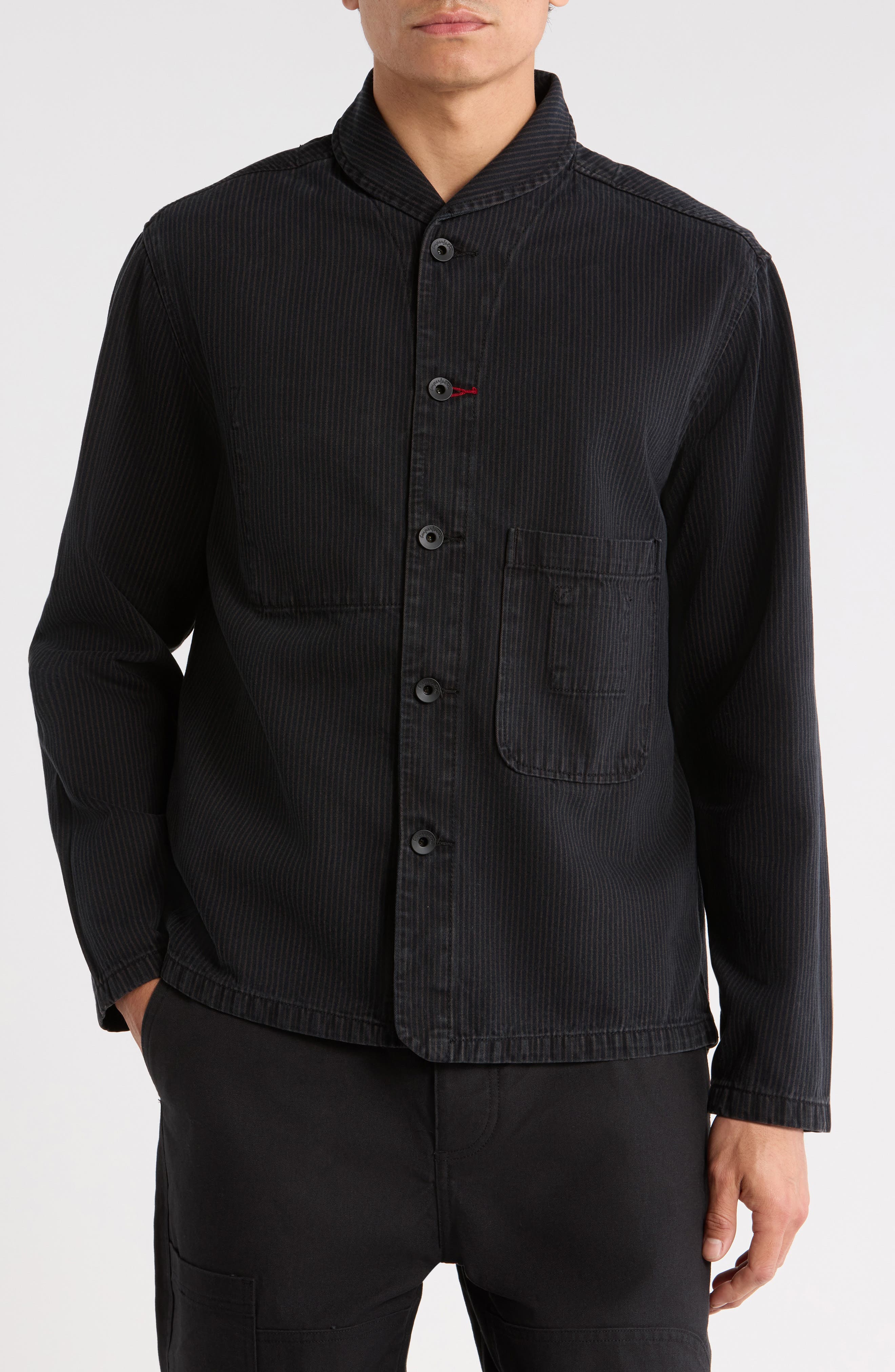 Imperfects Shepherds Indigo Hickory Stripe Shirt — фото 4