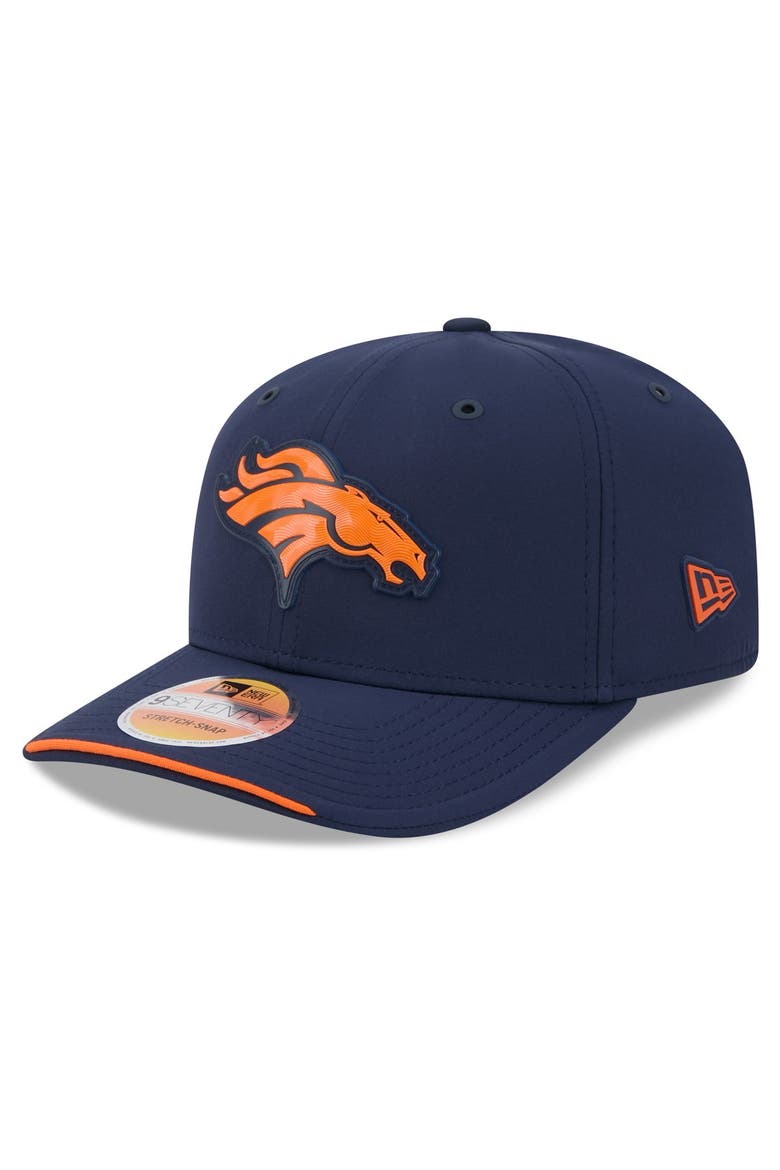 Men's New Era Navy Denver Broncos 2026 Sideline 9SEVENTY Adjustable Hat, Main, color, Navy