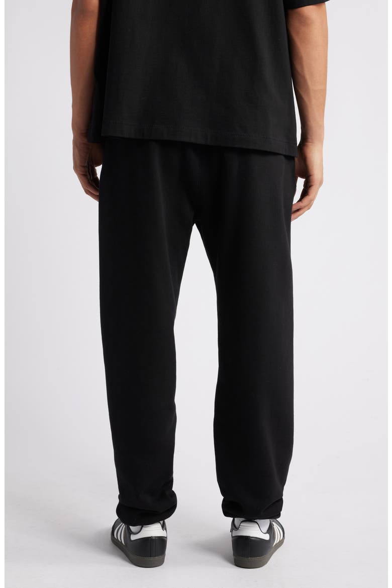 Cotton Blend Fleece Sweatpants, Alternate, color, BLACK