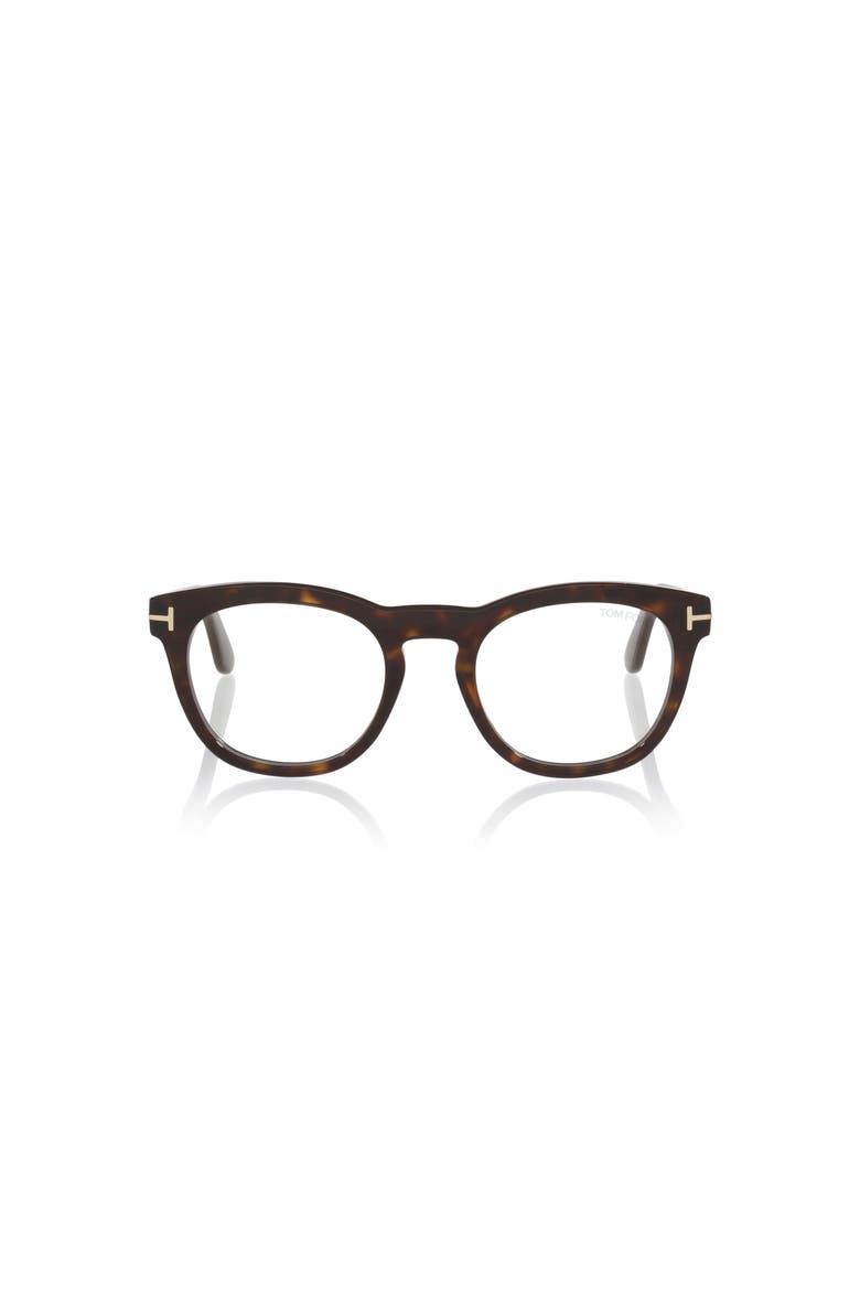 51mm Round optical glasses, Alternate, color, Tortoise