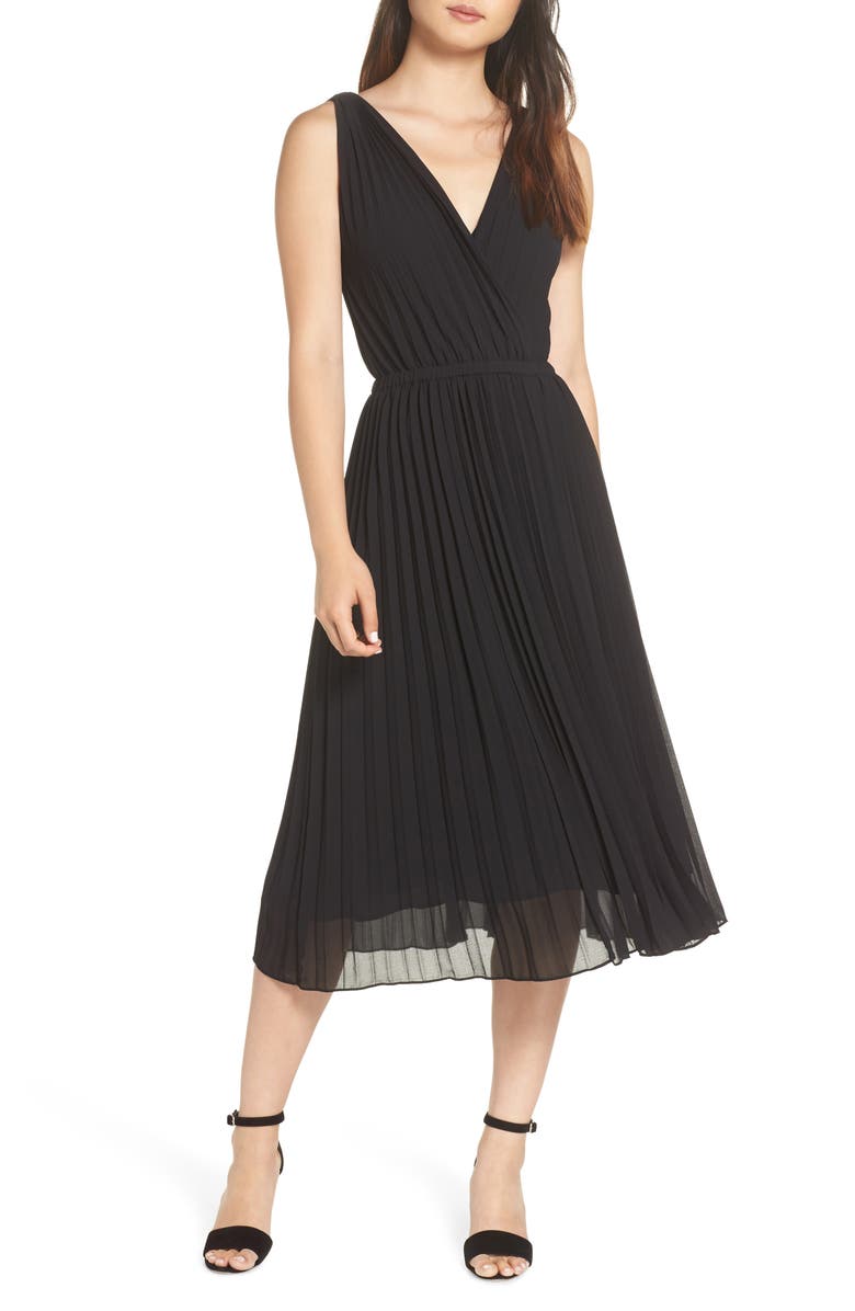 19 Cooper Pleated A-Line Dress, Main, color, 