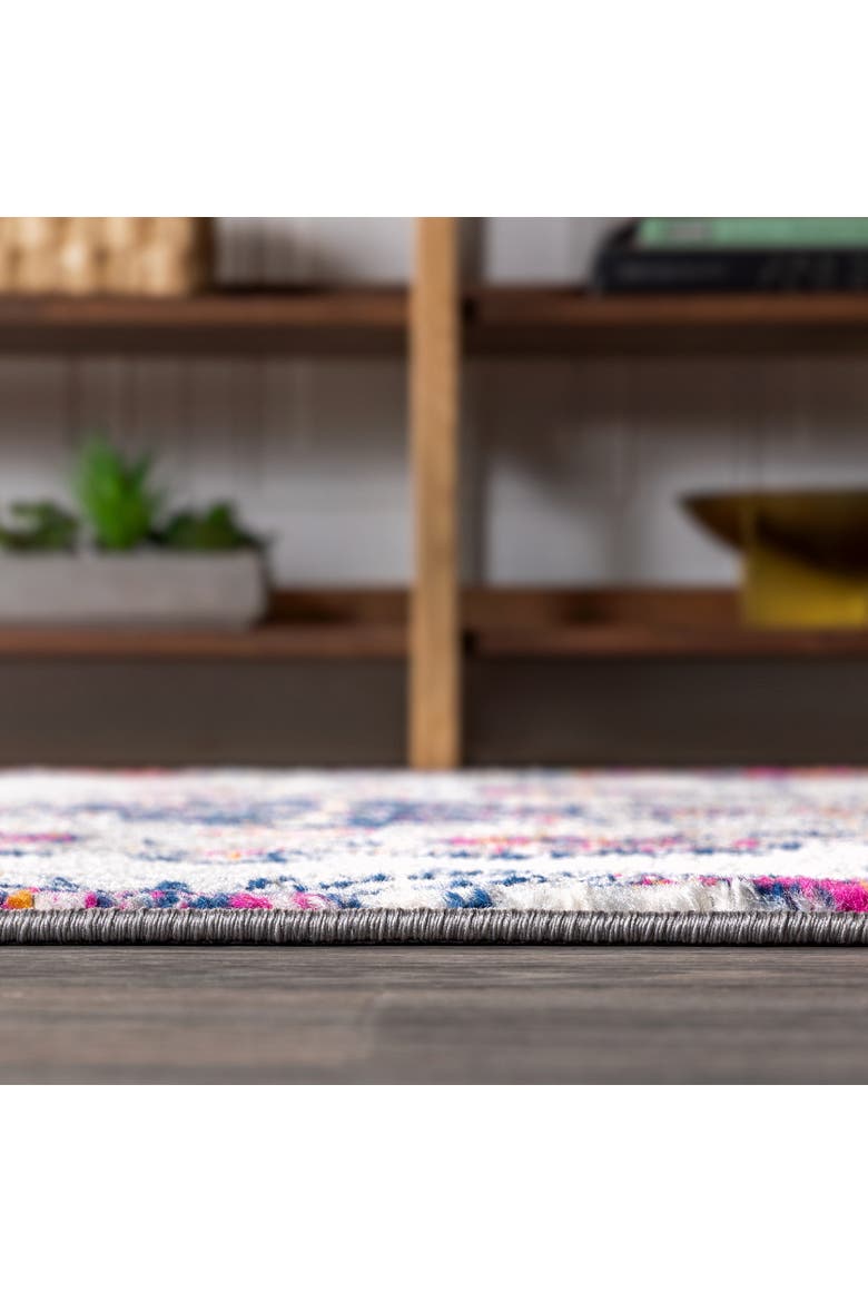 Bohemian FLAIR Boho Vintage Medallion Area Rug, Alternate, color, Multi