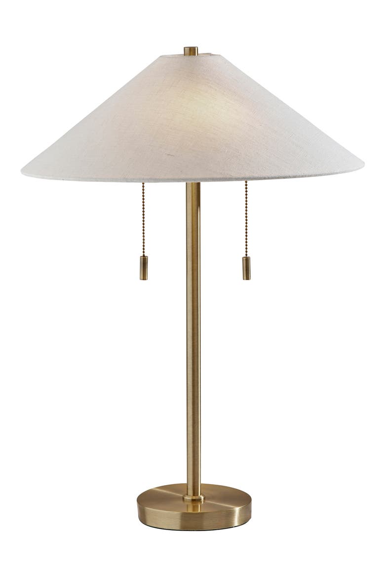 Claremont Table Lamp, Main, color, ANTIQUE BRASS