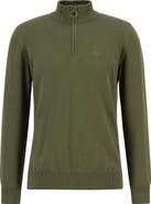 Barbour Cotton Quarter Zip Sweater