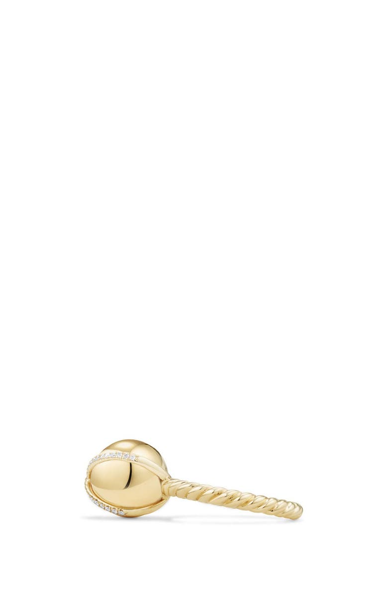 David Yurman Solari Wrap Ring with Pavé Diamonds in 18k Gold, Alternate, color, 