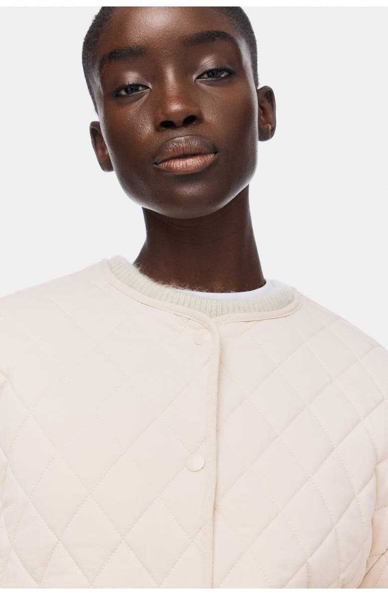 H&M Quilted Jacket, Alternate, color, Light Beige