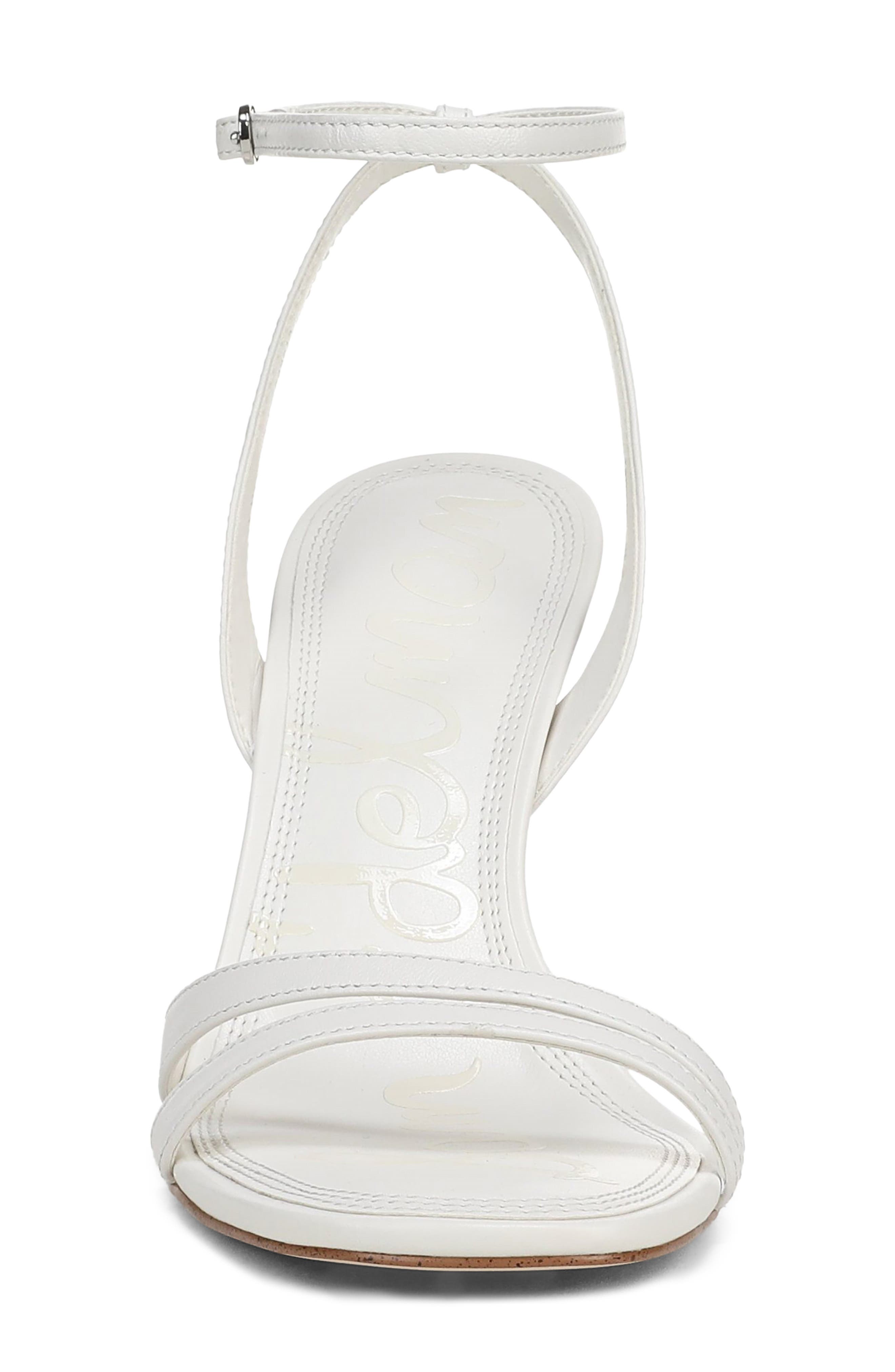 Junie Ankle Strap Sandal, Alternate, color, BRIGHT WHITE